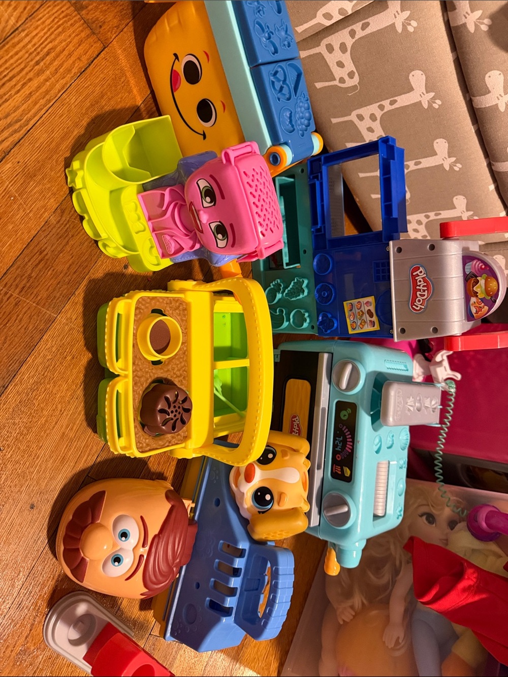 A lot a lot a lot of play doh and accessories